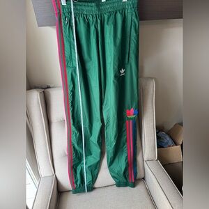 Adidas ORIGINALS MEN'S 3D TREFOIL 3-STRIPE TRACK PANTS JOGGERS size S